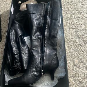 Black INC leather boots